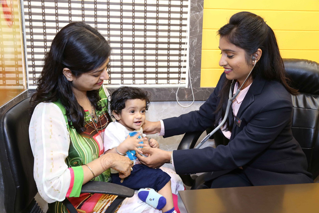 Child Treatment at Homoeocare Clinic