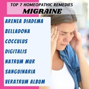 Top 7 Homeopathic medicines for Migraine